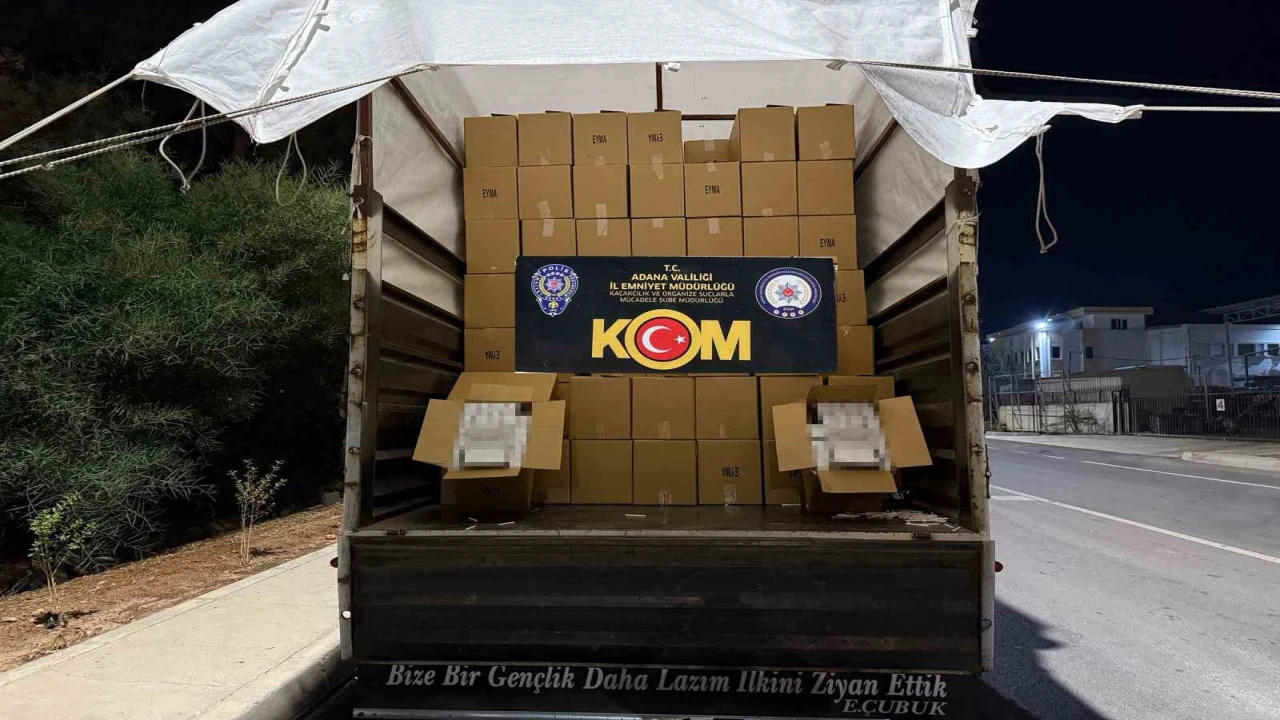 Adanada 7 milyon 820 bin TLlik makaron ele geçirildi: 4 tutuklama