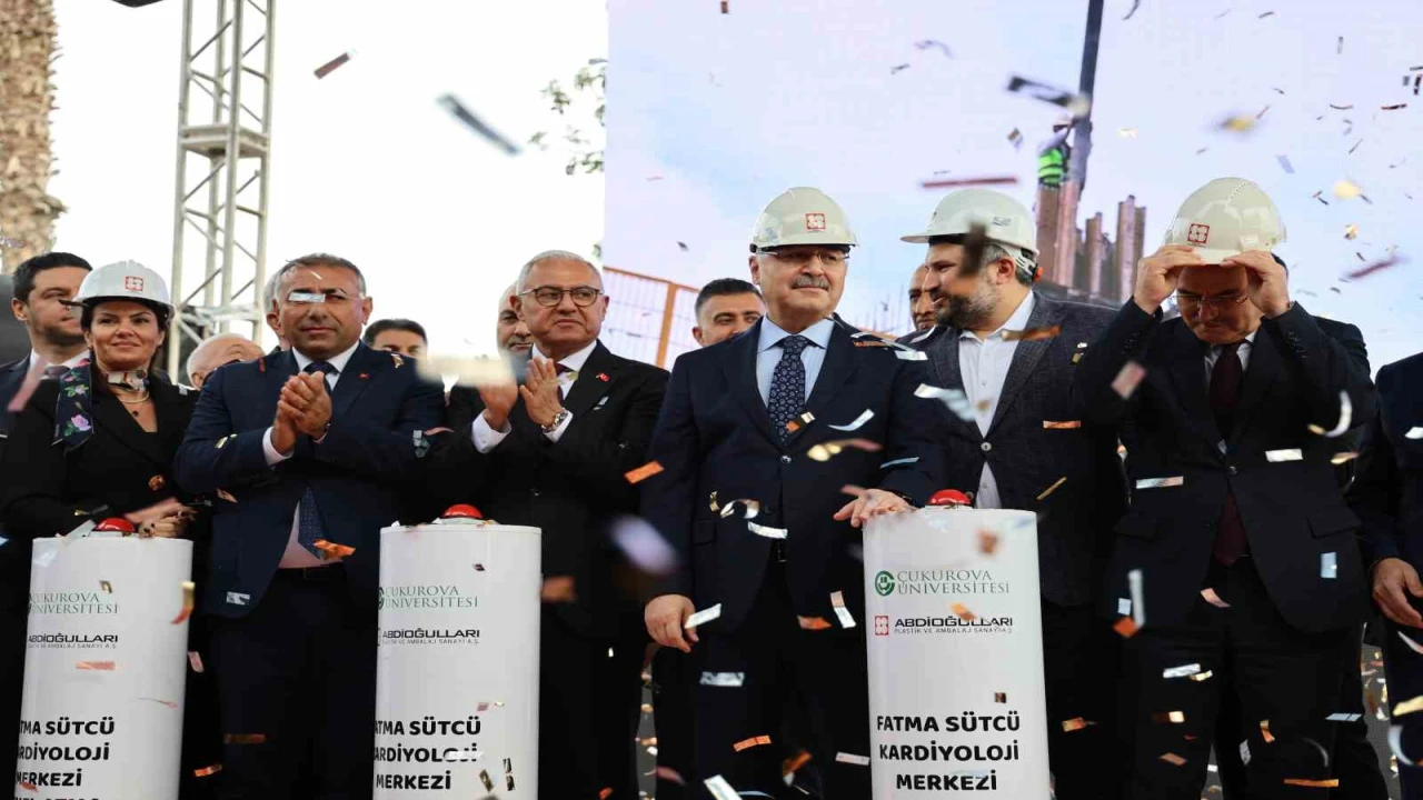 Adanada Fatma Sütcü Kardiyoloji Merkezinin temeli atıldı