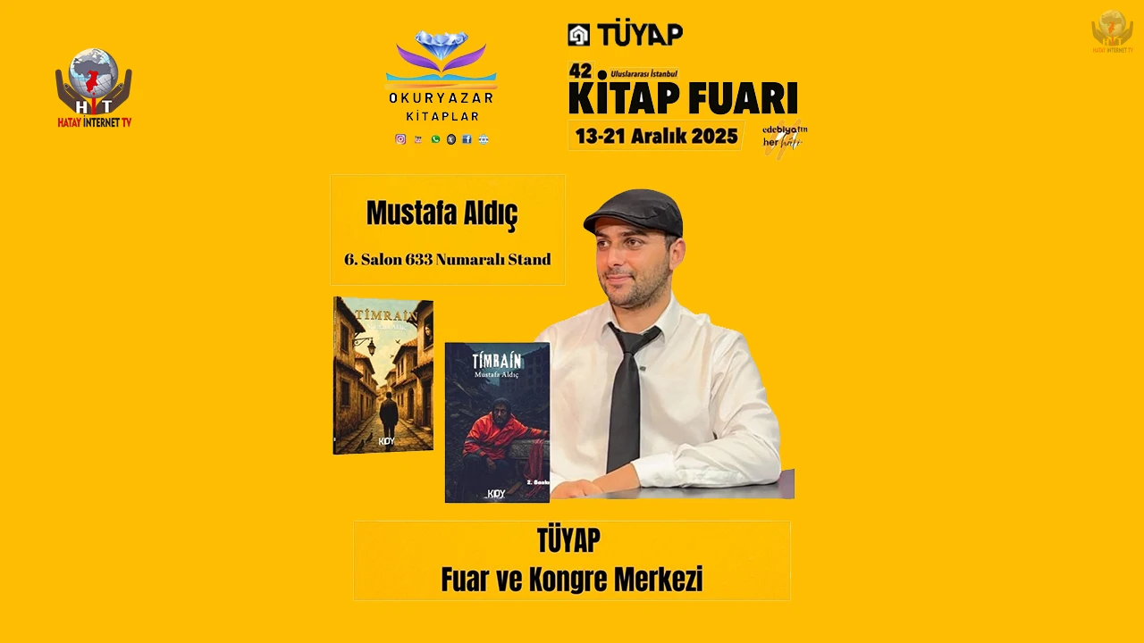 ALDIÇ, TÜYAP KİTAP FUARI’NDA OKURLARIYLA BULUŞUYOR