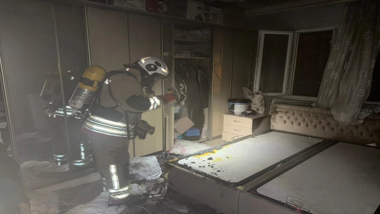 Antakyada ev yangını