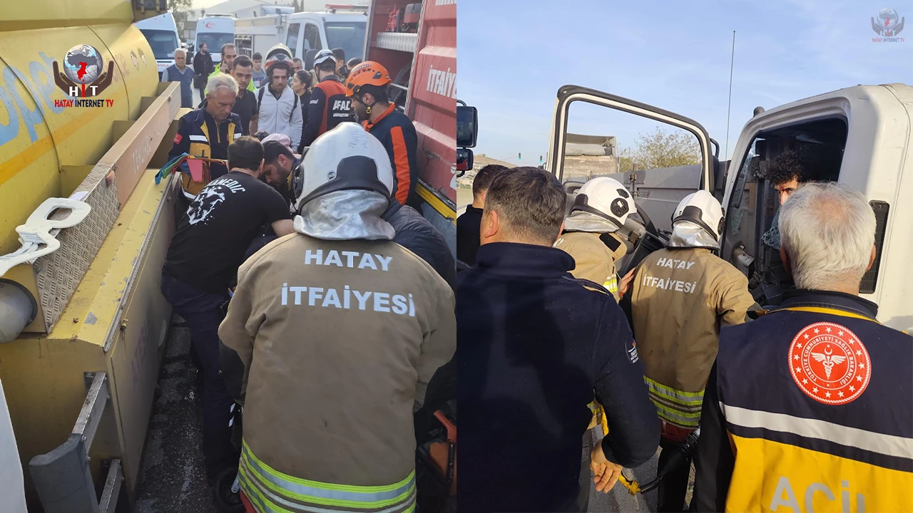 Antakyada trafik kazası: 1 yaralı