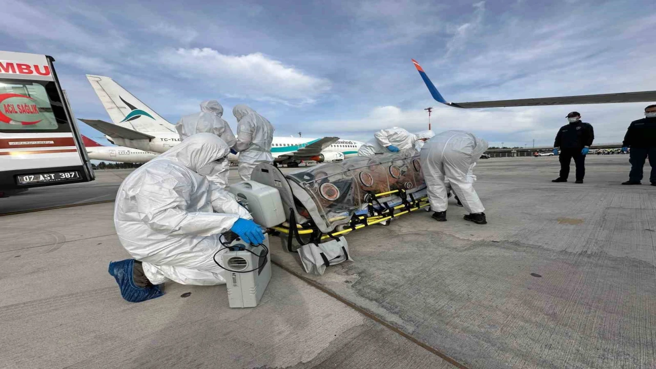 Antalya Havalimanında uluslararası salgın senaryolu Acil Durum Tatbikatı