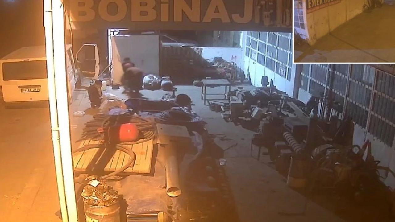 Bobinaj dükkanından 350 bin liralık hırsızlık