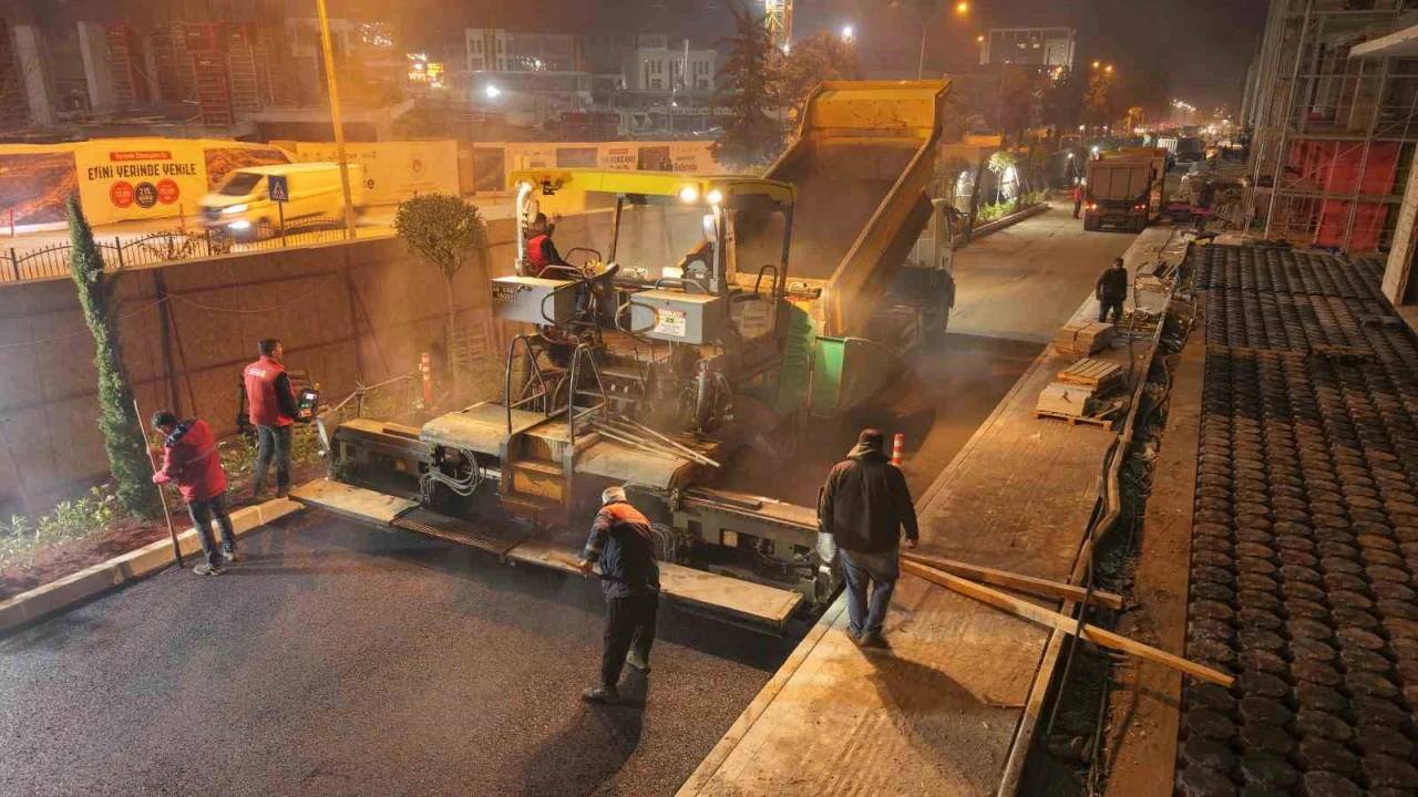 Büyükşehir, Azerbaycan Mahallesinde yol konforunu artırıyor