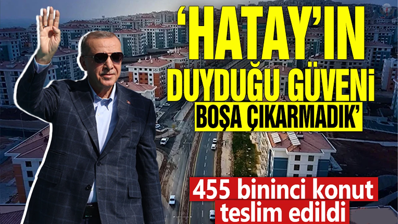Cumhurbaşkanı Erdoğan: "Tıpkı 6 Şubat’ta olduğu gibi biz buradayız"
