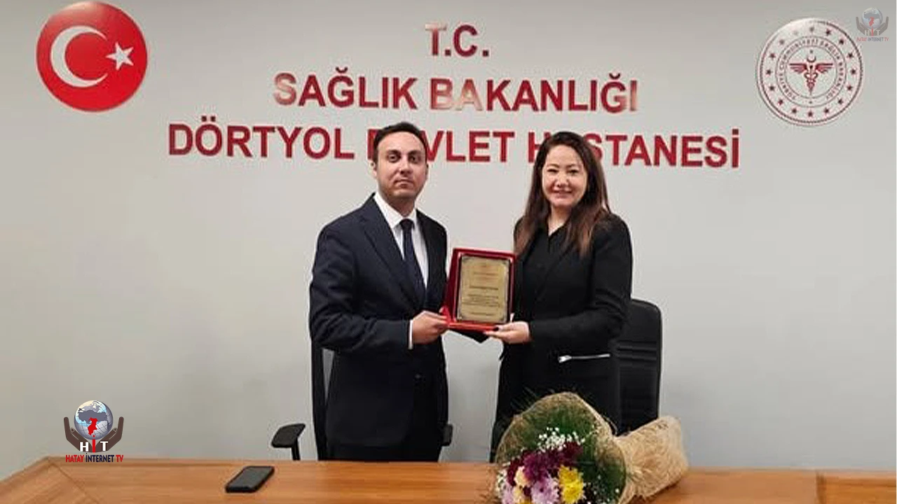 DÖRTYOL’DA ERSİN RASİM ARSLAN BAYRAĞI DEVRALDI