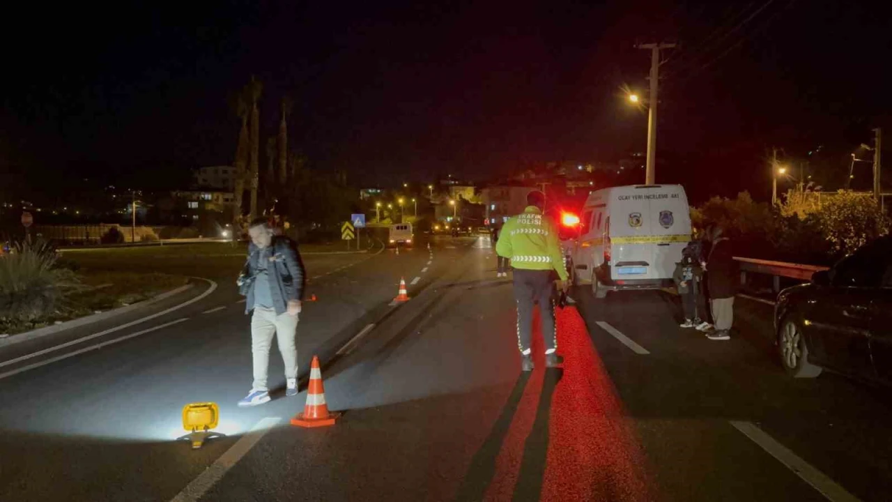 Gazipaşada kamyonetin çarptığı yaya hayatını kaybetti