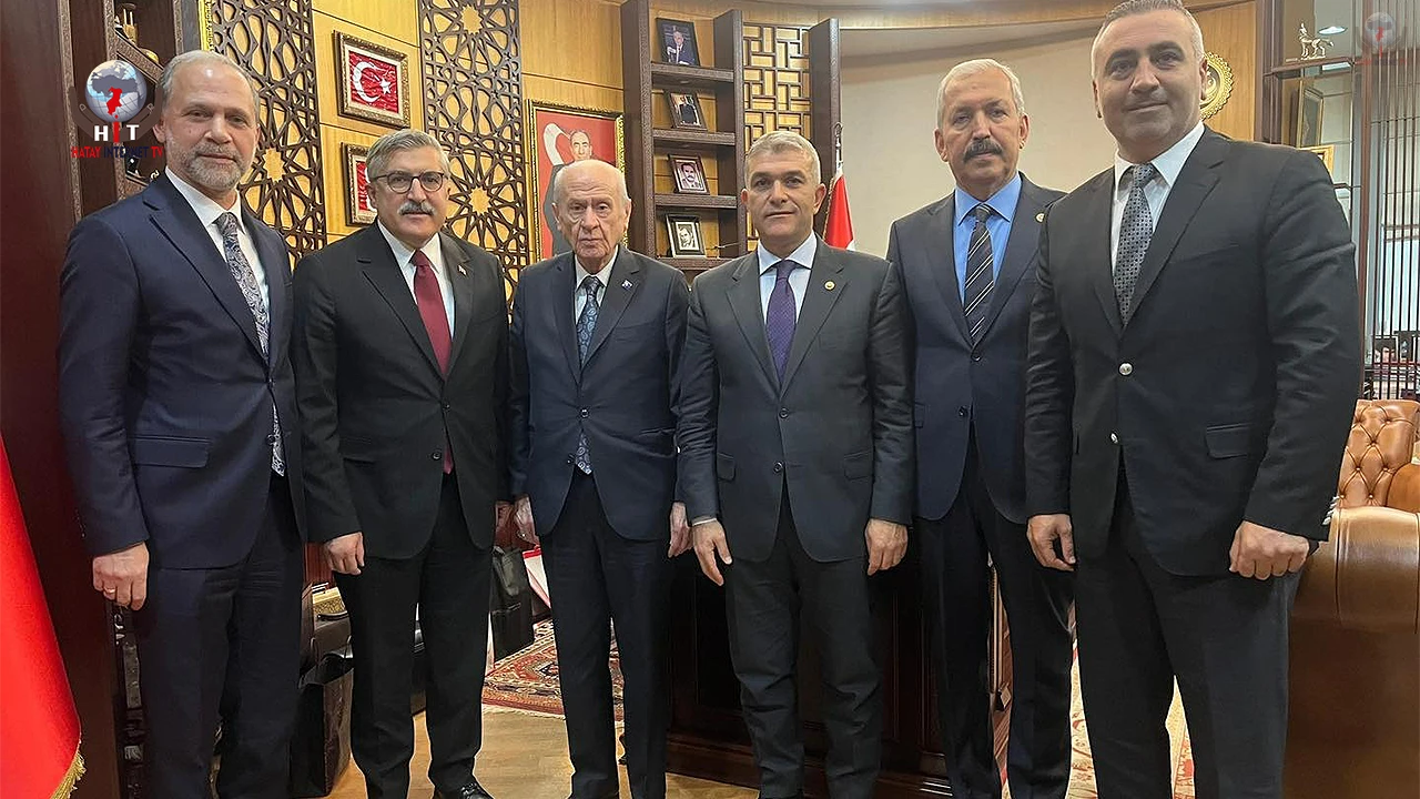 HATAY MİLLETVEKİLLERİNDEN BAHÇELİ’YE ZİYARET