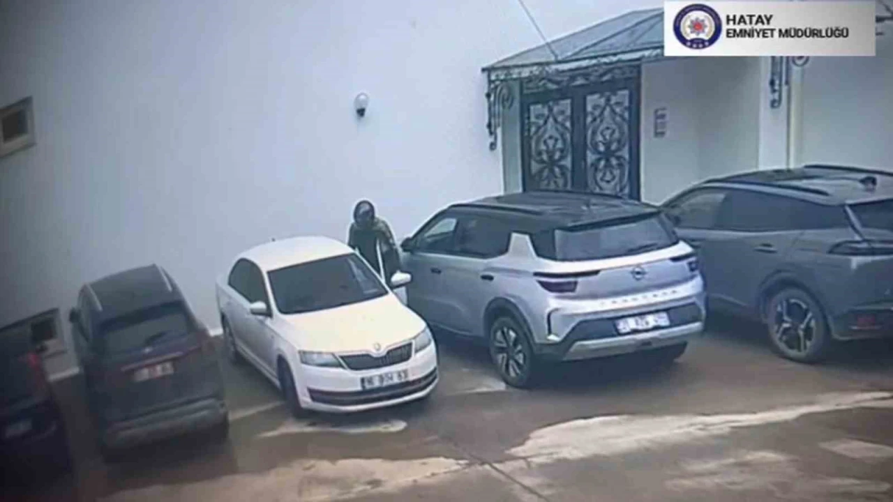 Hatayda apartmandan 1 milyon 800 bin TLlik altın çalan hırsız polis takibiyle yakalandı