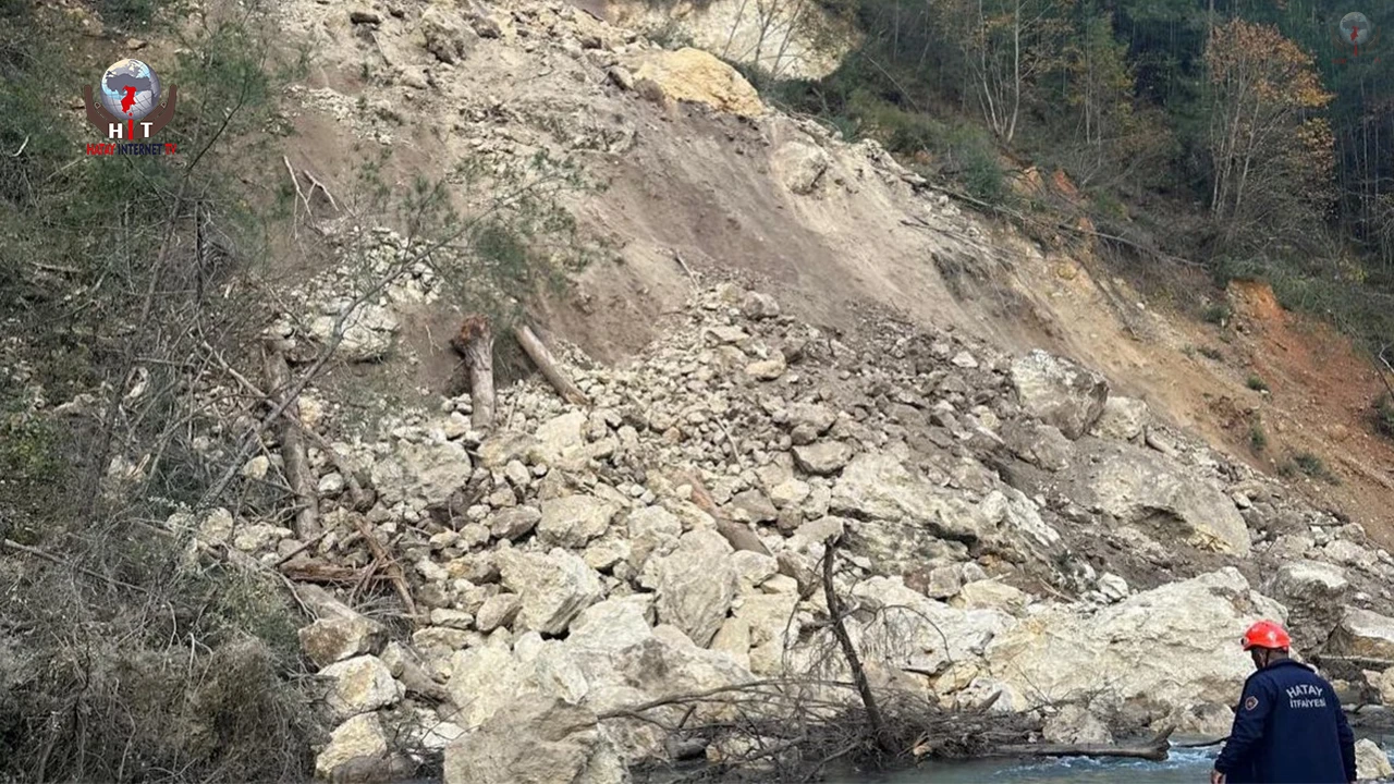 Hatay’da yaylada heyelan