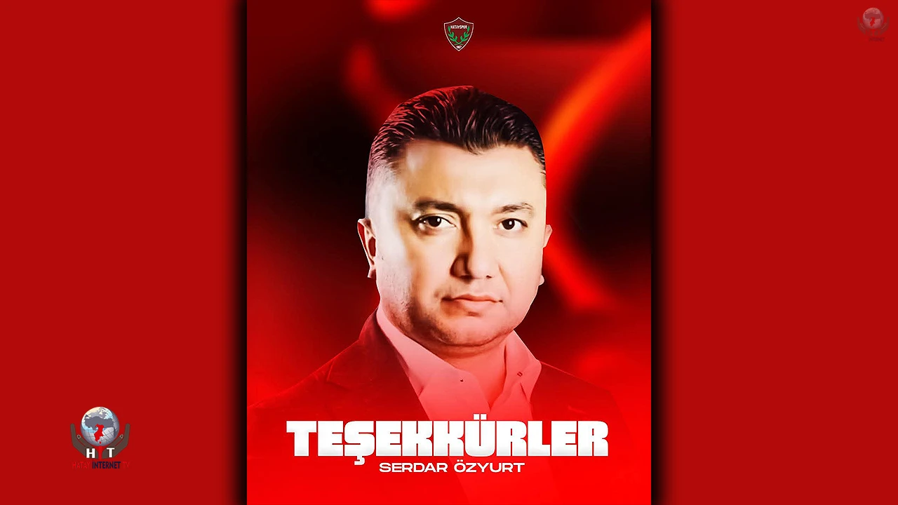 HATAYSPOR’UN İMDADINA YETİŞMİŞTİ HATAYSPOR’DAN ÖZYURT’A TEŞEKKÜR