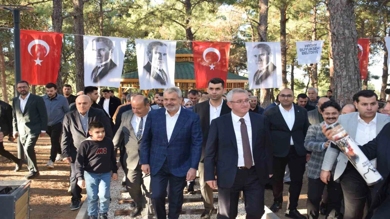 İskenderuna nefes olacak 15 bin metrekarelik Orman Parkının açılışı gerçekleştirildi