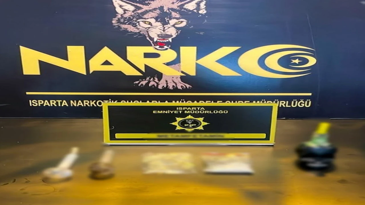 Ispartada uyuşturucu operasyonunda 3 şüpheliye adli işlem