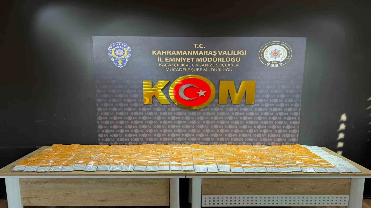 Kahramanmaraşta kaçakçılık operasyonları: 4 gözaltı