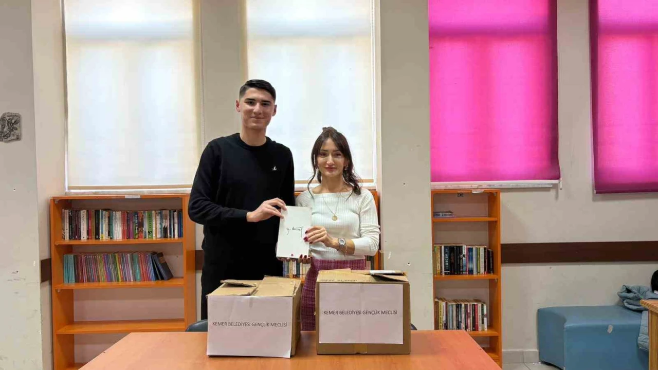 Kemer Belediyesi Gençlik Meclisinden anlamlı bağış