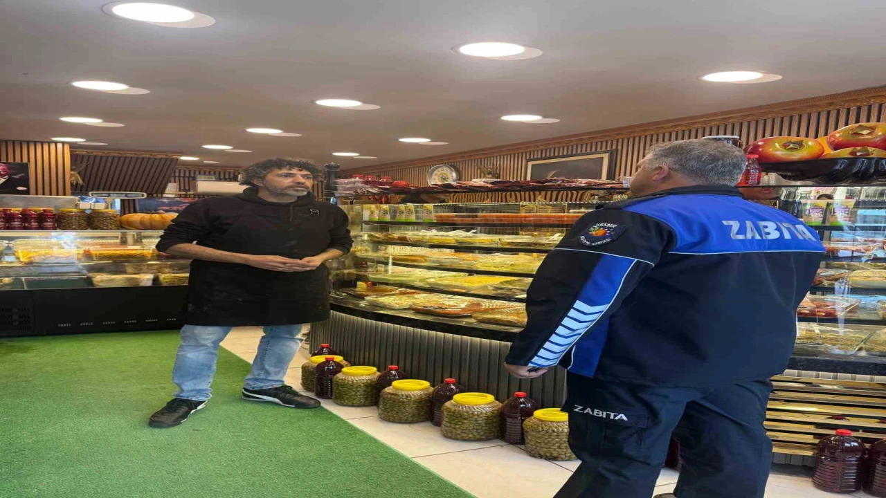 Kemerde zabıtadan yeni yıl öncesi denetim