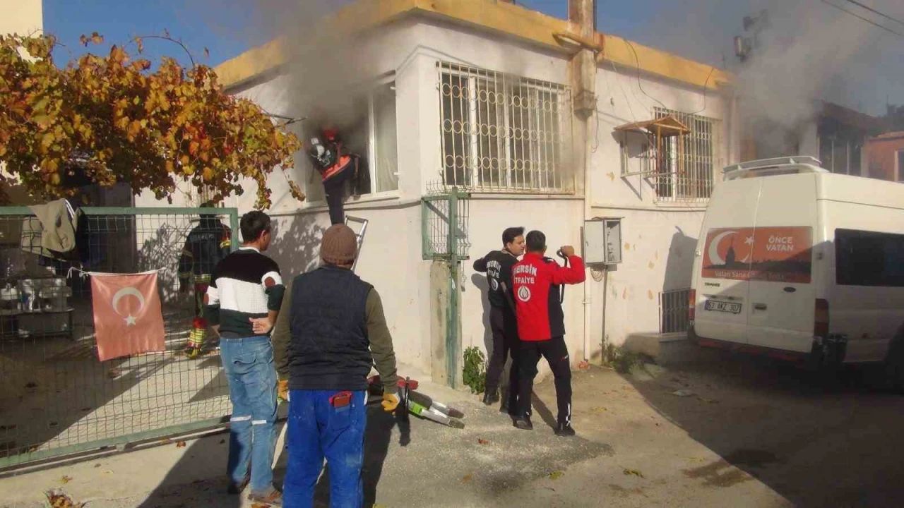 Mersinde acı olay: Evde çıkan yangında 2 çocuk hayatını kaybetti