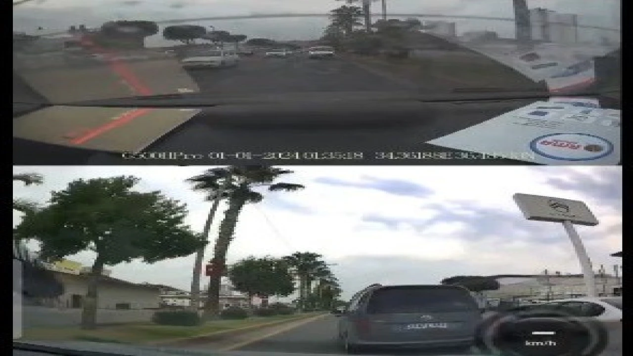 Mersinde makas atan sürücü gözaltına alındı