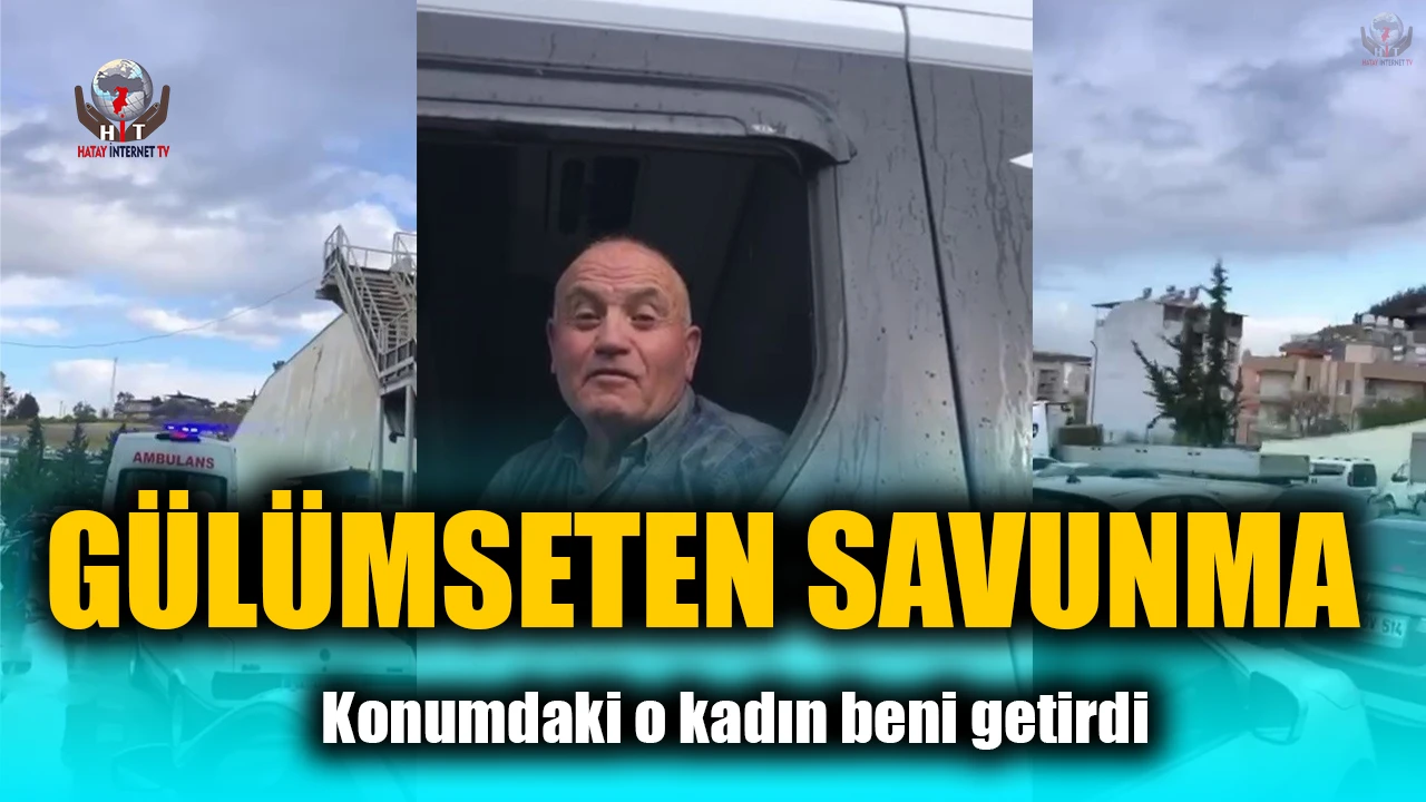Navigasyon mağduru tırcının Konumdaki o kadın beni getirdi diyerek kendini savunması gülümsetti