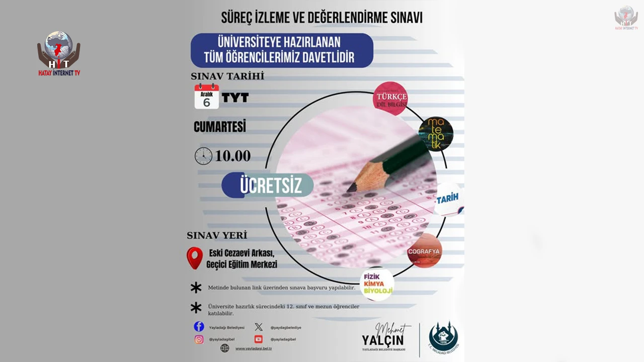 ÖĞRENCİLERE ÜCRETSİZ TYT DENEMESİ