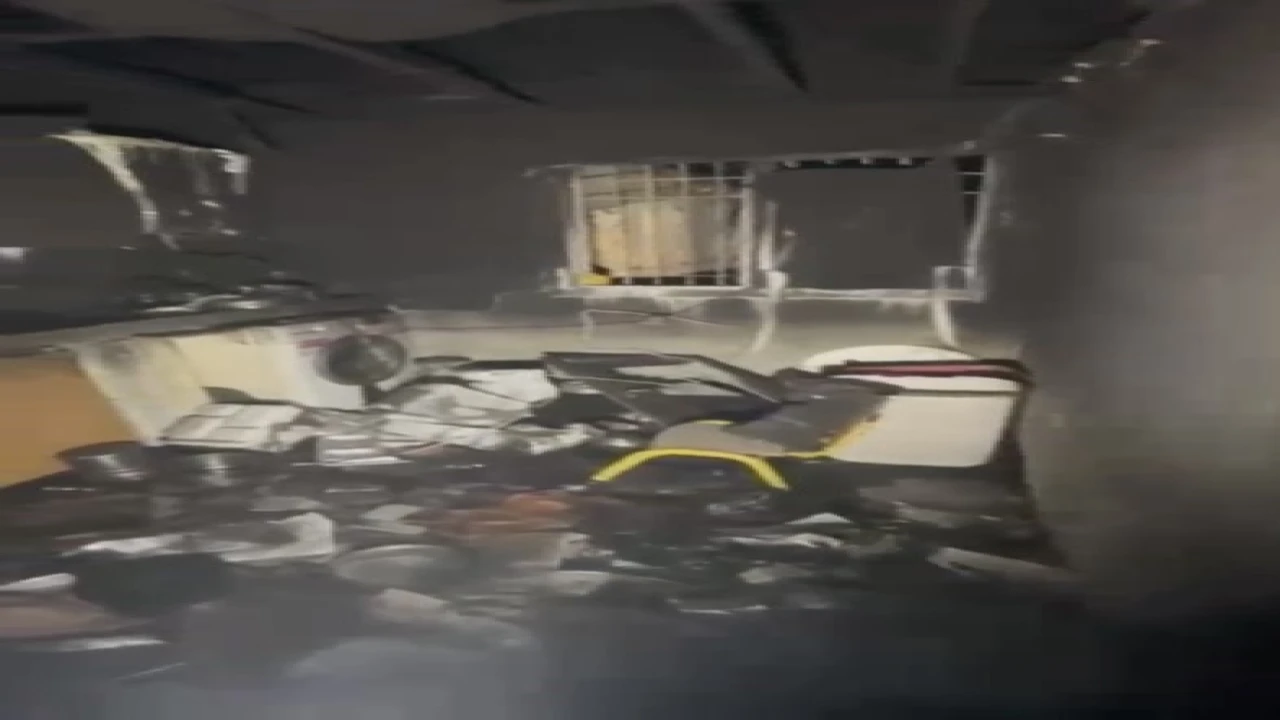 Osmaniyede müstakil evde çıkan yangın söndürüldü