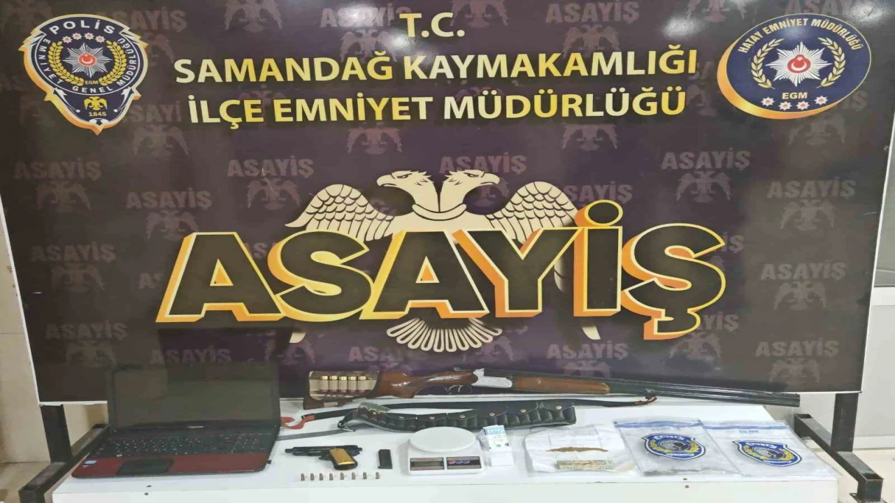 Samandağda asayiş operasyonu; 1 tutuklama