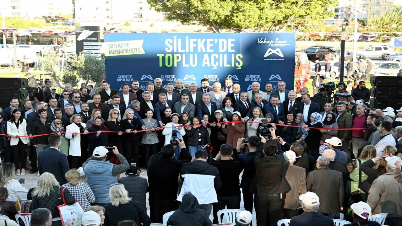 Silifkede 3 projenin toplu açılışı yapıldı