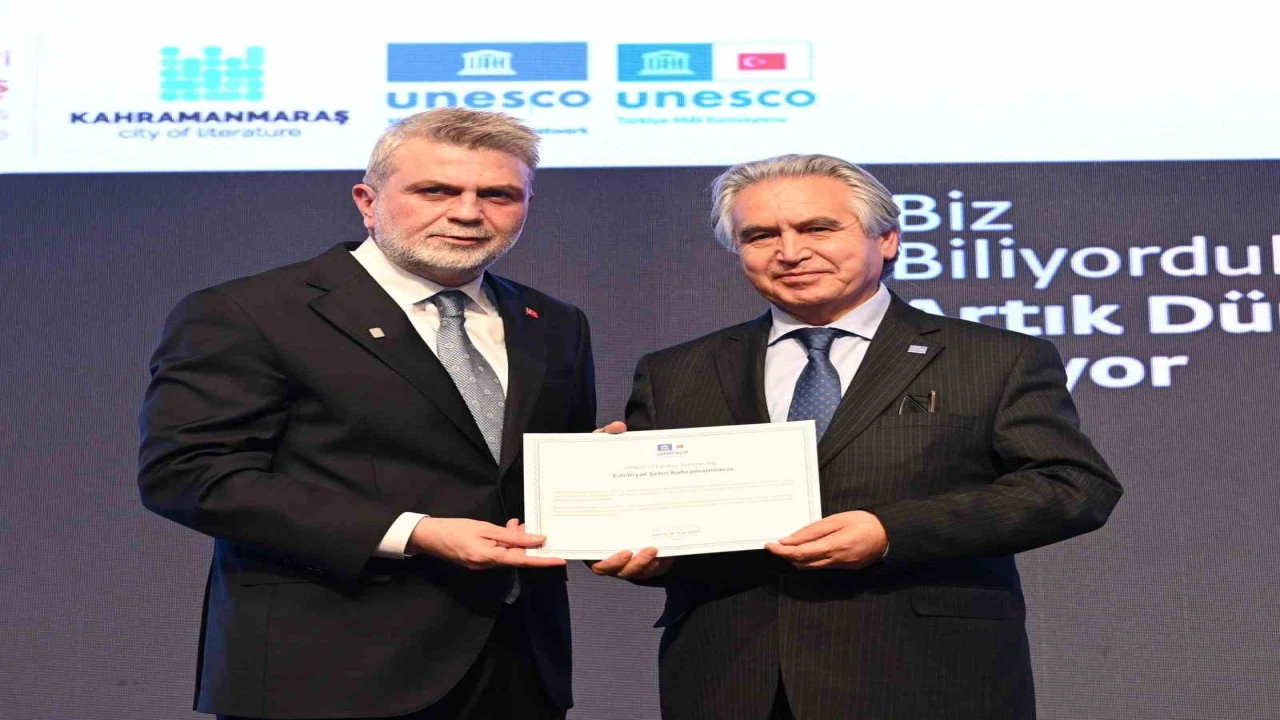 UNESCO Kahramanmaraşı edebiyat şehri seçti