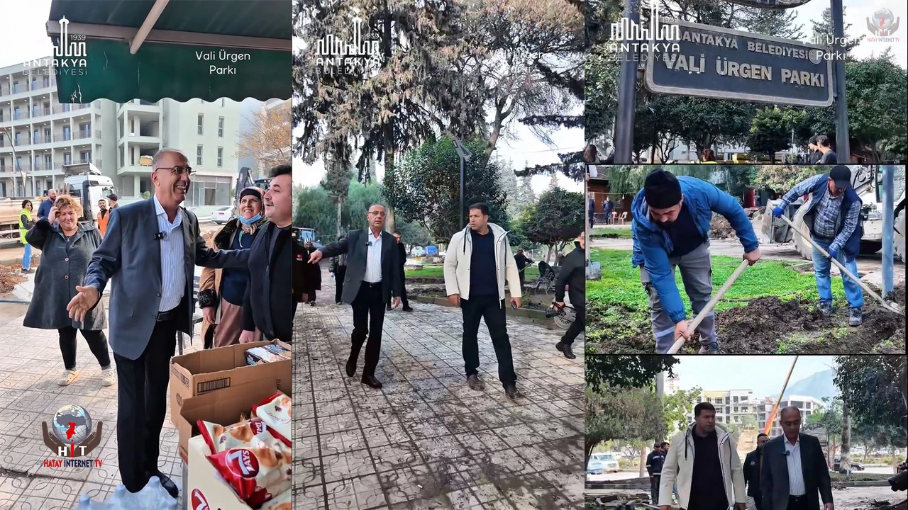 VALİ ÜRGEN PARKI YENİDEN HAYAT BULUYOR
