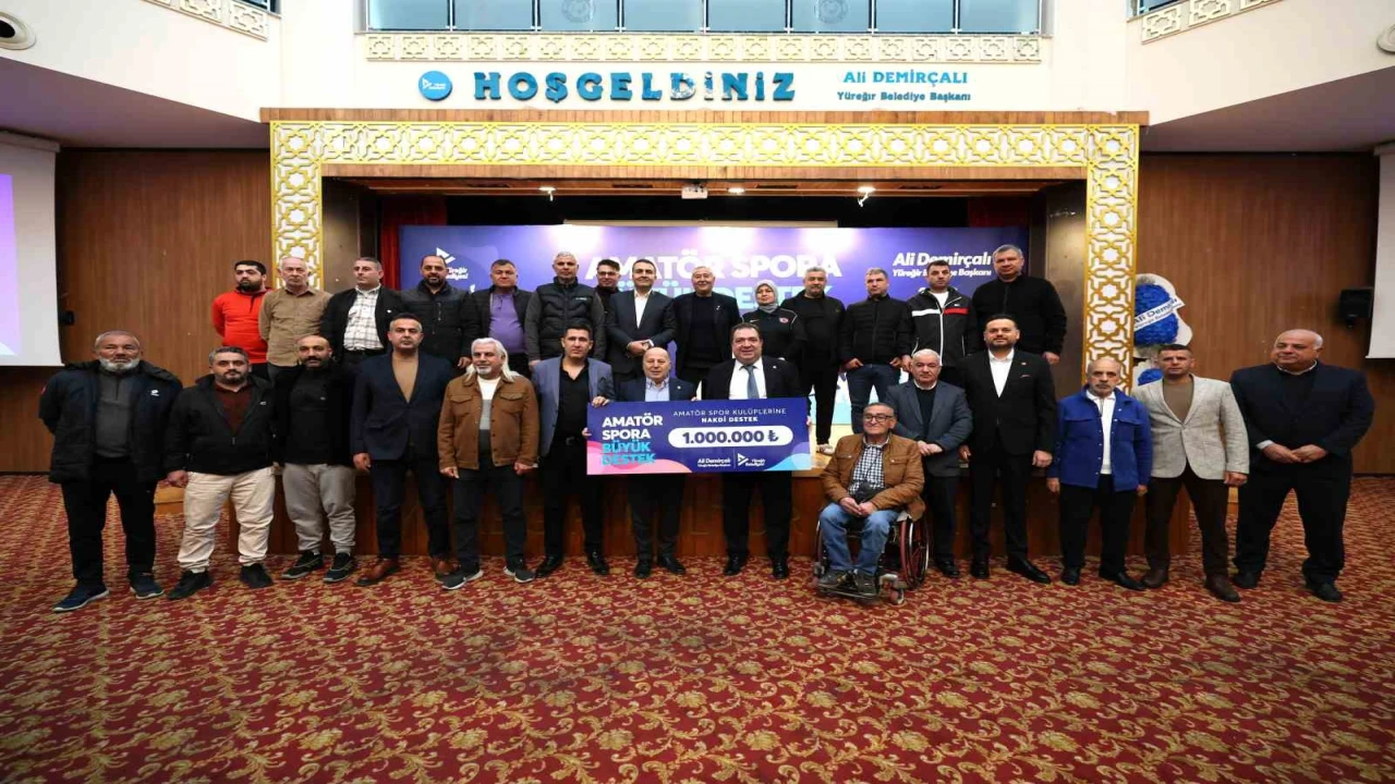 Yüreğir Belediyesinden amatör spora 1 milyon TLlik destek