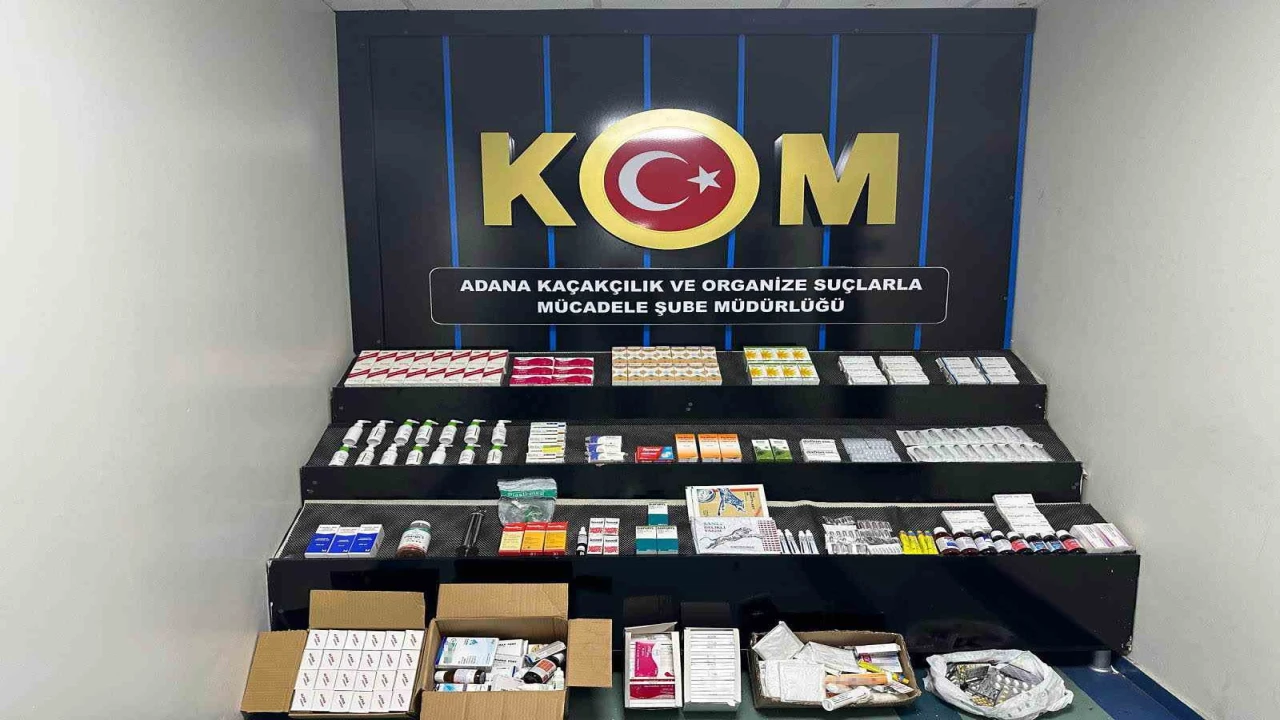 Adanada 3 bin 264 kaçak ilaç ele geçirildi