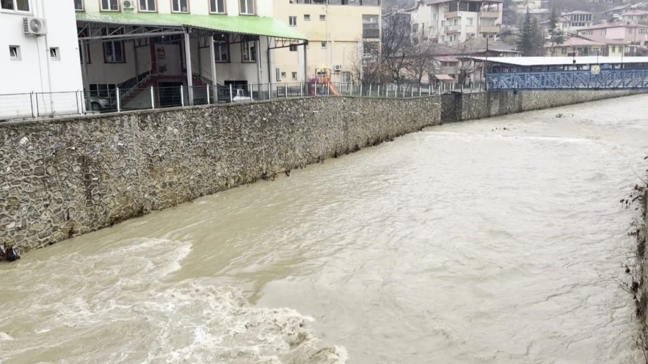 Adanada kuruyan dereler yağışla coşmaya başladı