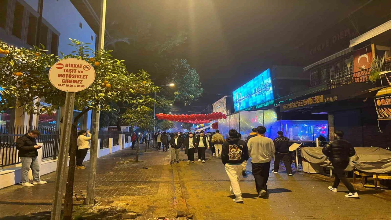 Alanya 2026ya coşkuyla girdi