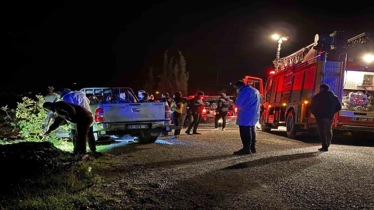 Antalyada araç içinde bulunan yanmış ceset olayında yeni detaylar ortaya çıktı