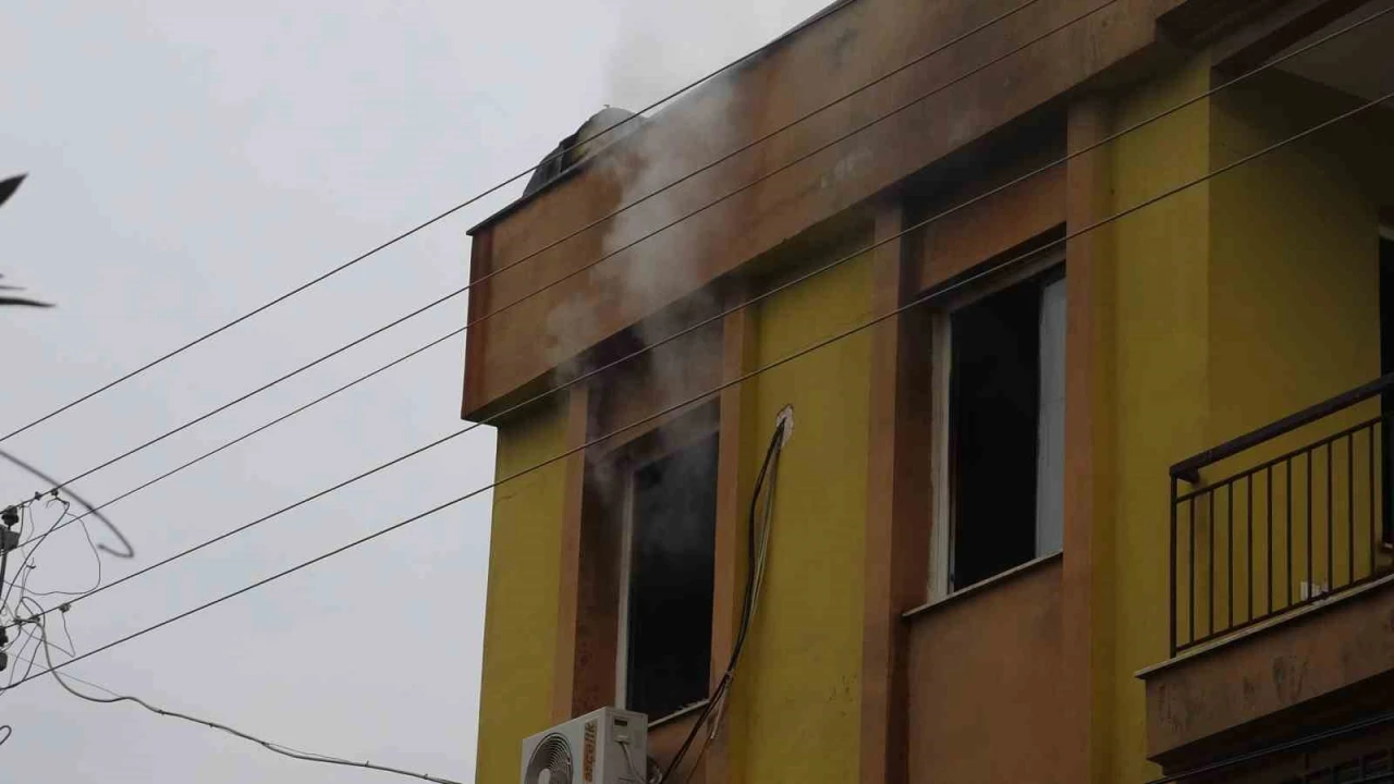 Antalyada dairede çıkan yangın korkuttu