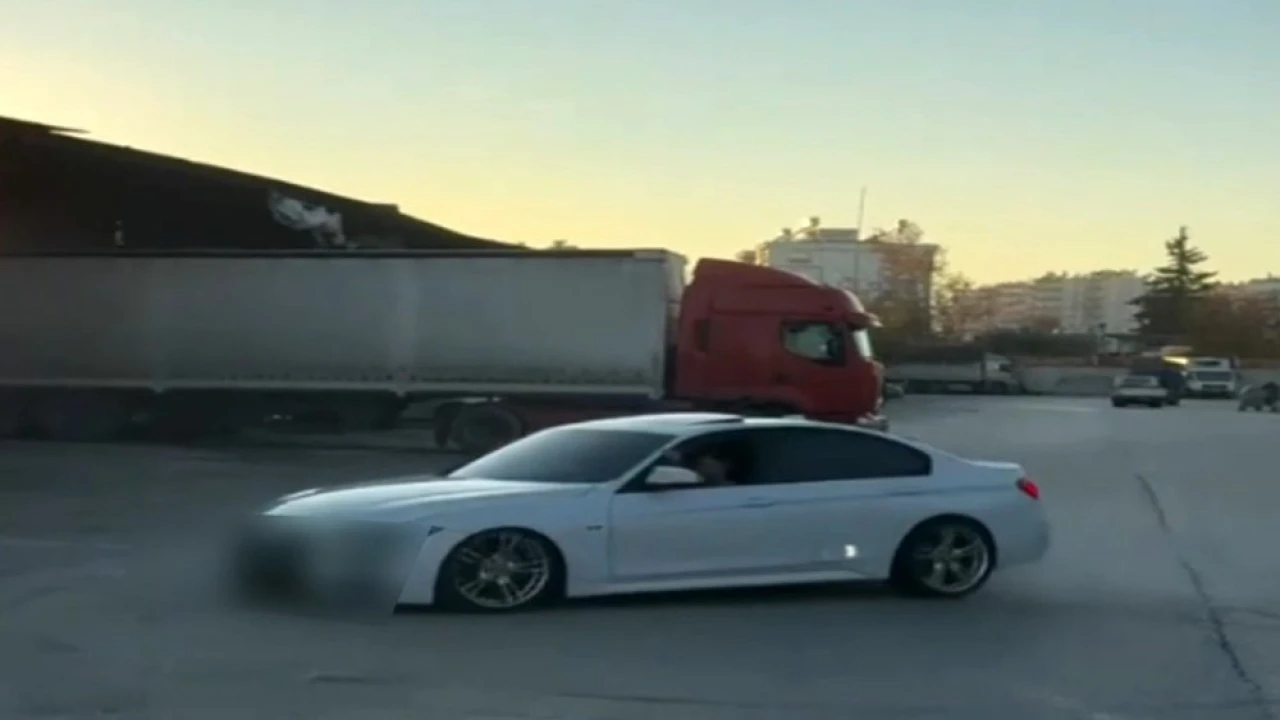 Antalyada drift yapan sürücüye sosyal medya paylaşımı sonrası ceza