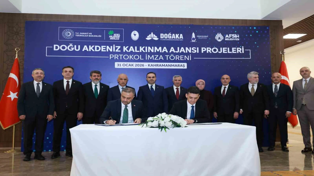 Bakan Kacır, Kahramanmaraşta SOGEP projelerinin imza törenine katıldı