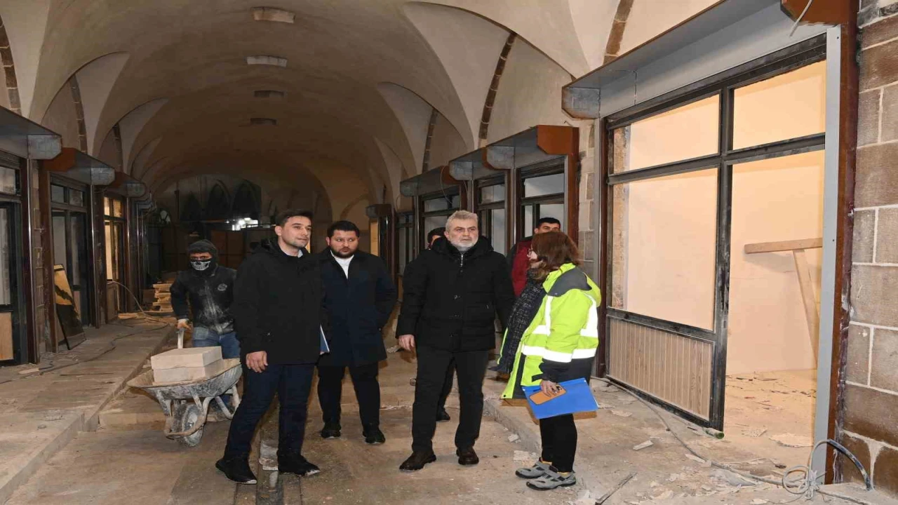 Başkan Görgel: Tarihi Kapalı Çarşımızın restorasyonu tamamlanıyor