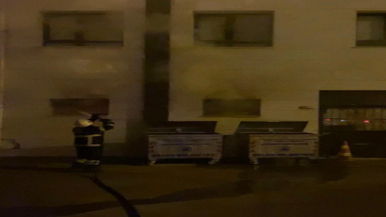 Belende okulda yaşanan yangın büyümeden söndürüldü