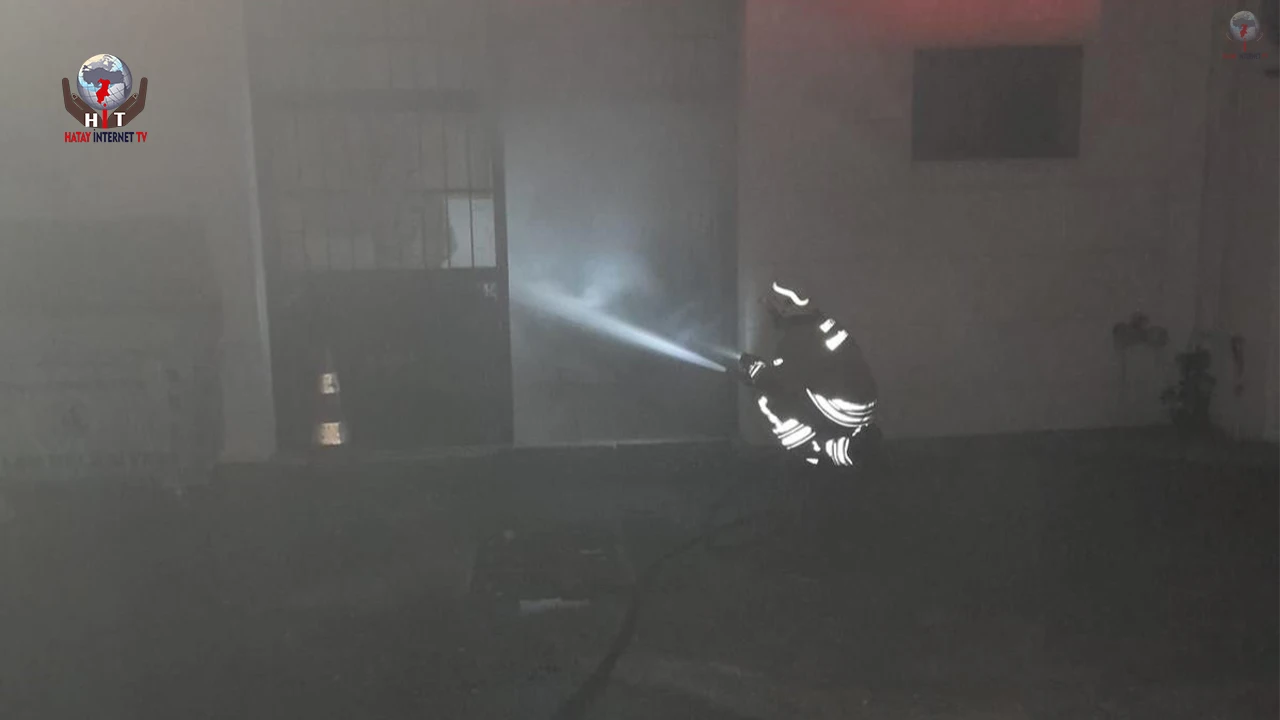 Belende okulda yaşanan yangın büyümeden söndürüldü