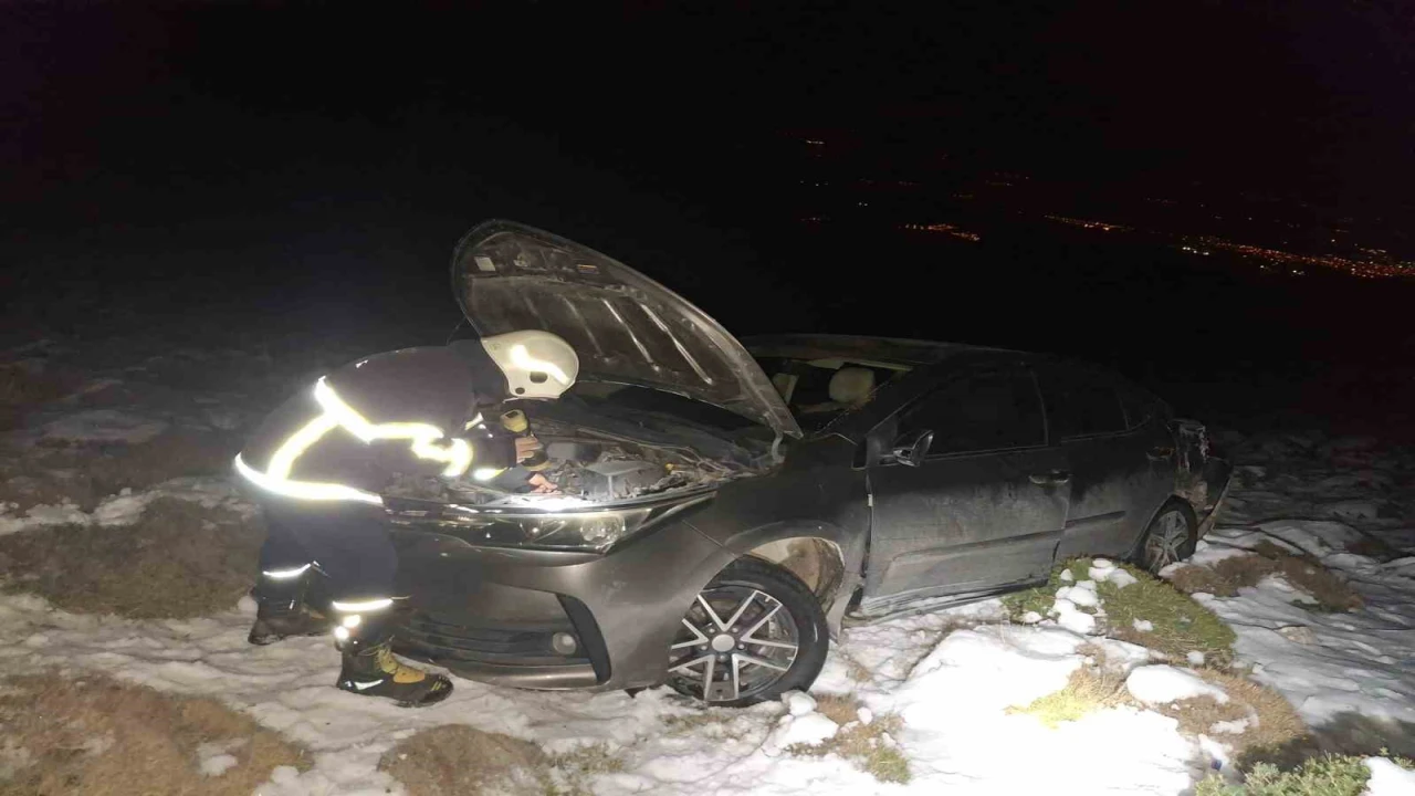 Belende trafik kazası: 2 yaralı