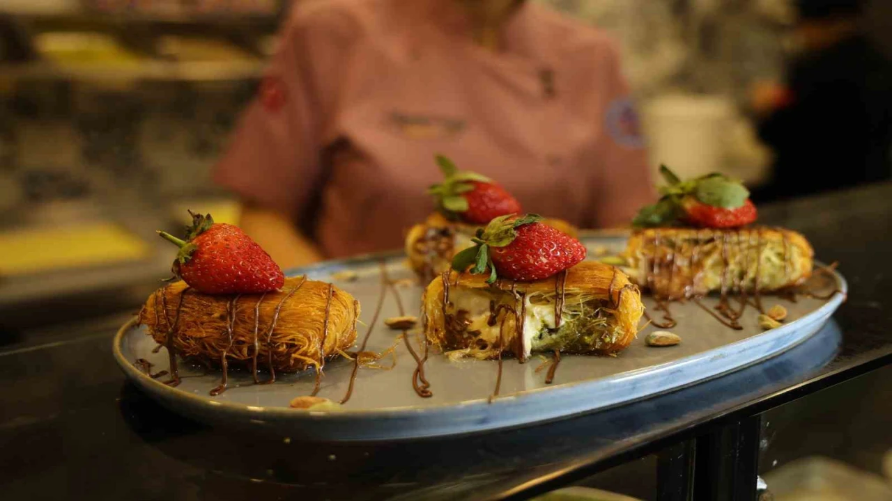 Bu da ‘Çikolatalı Kaymaklı Kadayıf Sarma