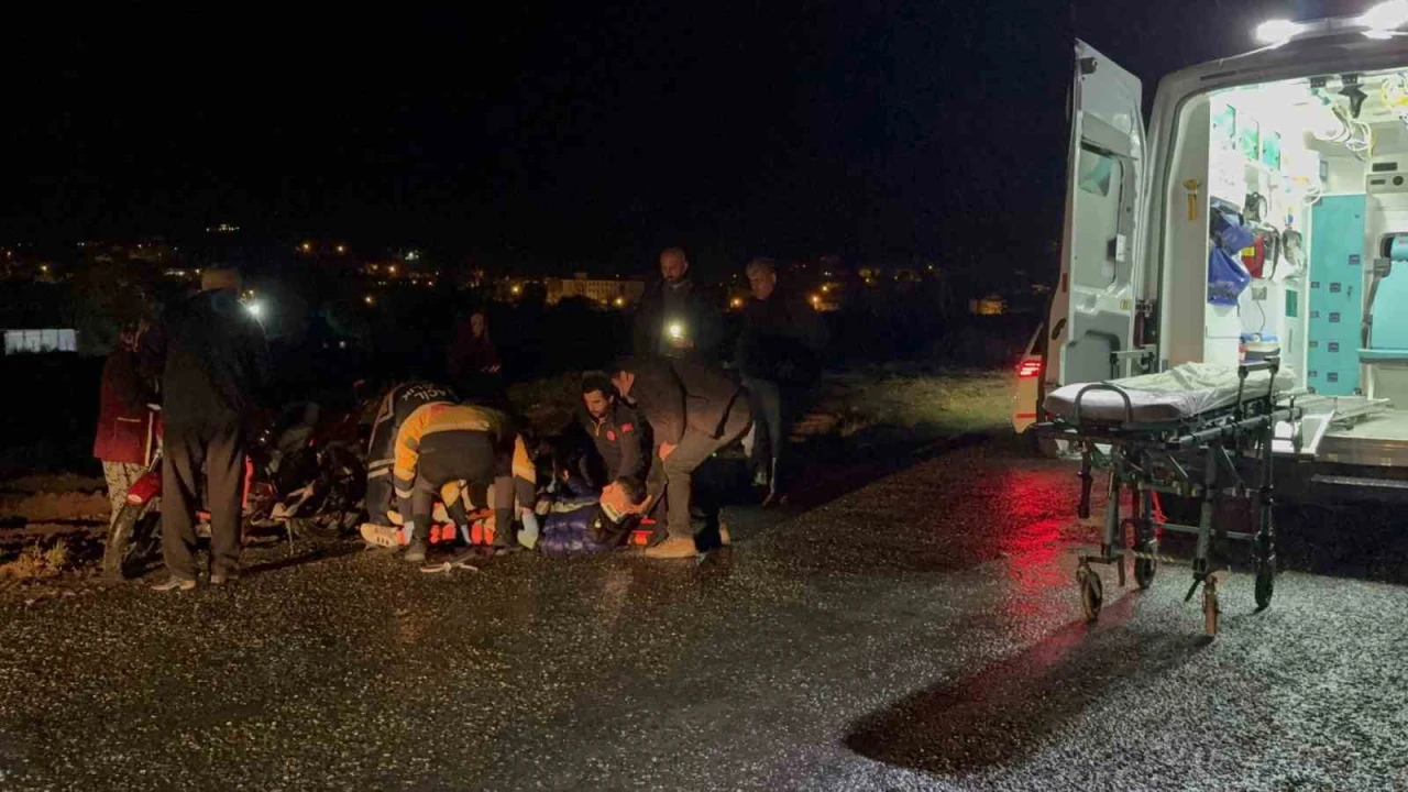 Gazipaşada motosiklet kazası: 1 yaralı