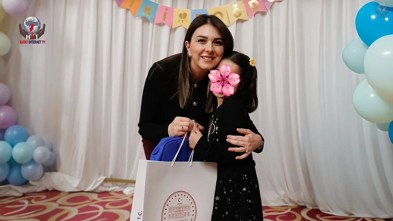 Hatay’da depremzede yetimlerin doğum günü kutlandı