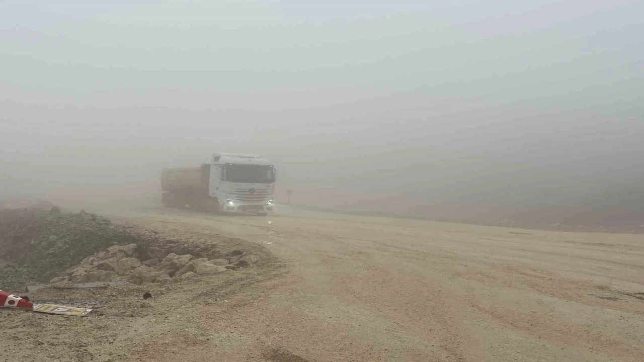 Hatayda yüksek kesimlerde sis