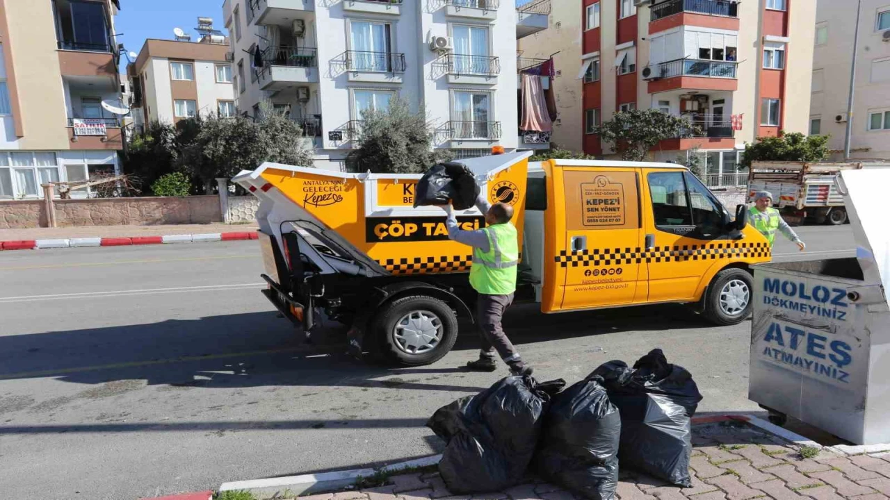 Kepezden 2025te, 248 bin 403 ton çöp toplandı