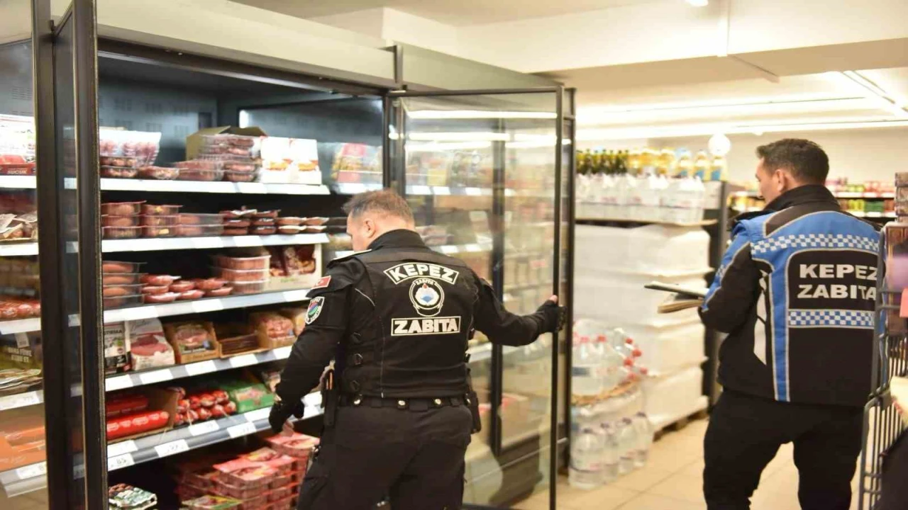 Marketlere zabıta denetimi