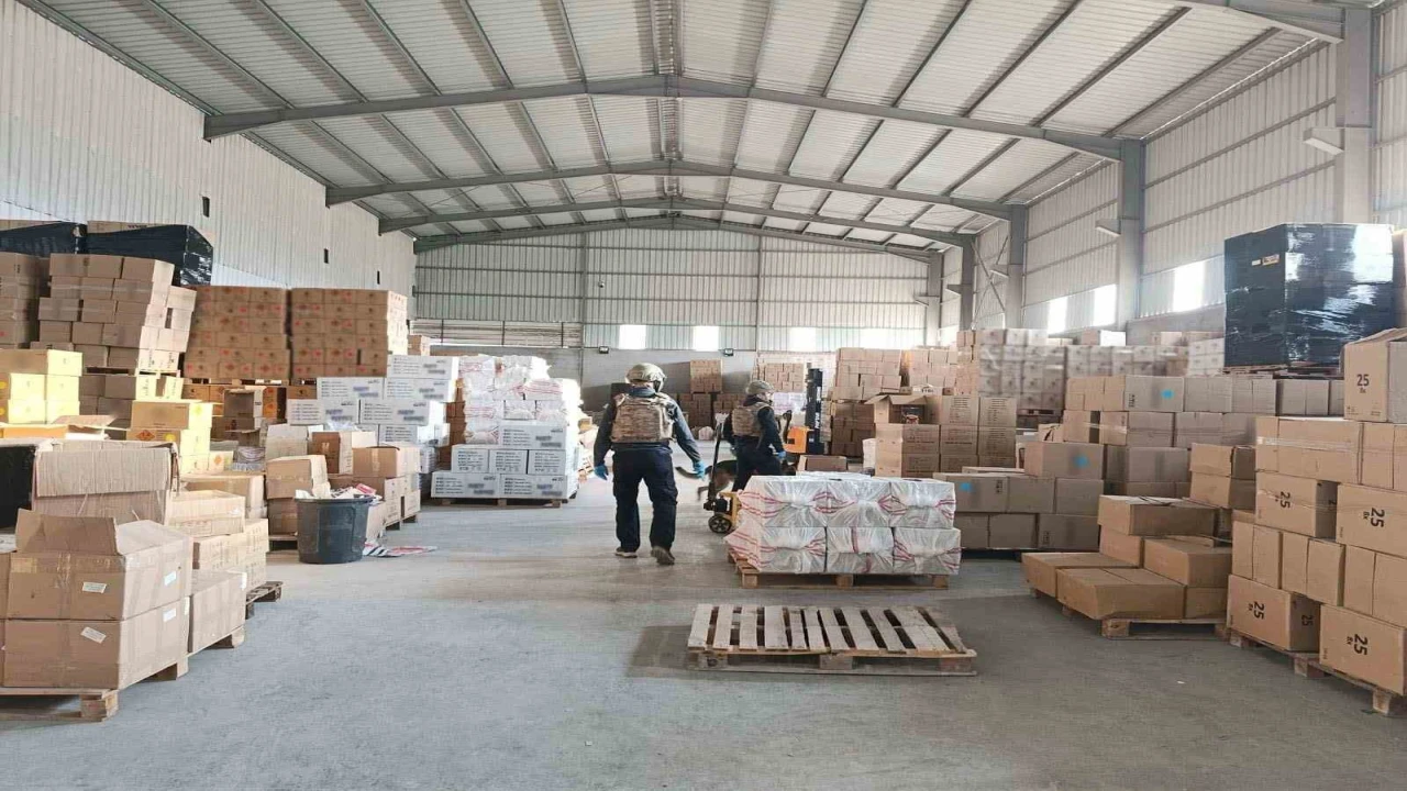 Mersinde binlerce adet patlayıcı ele geçirildi: 1 tutuklama