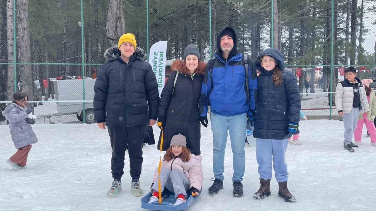 Osmaniyede bir ilk: Zorkun Yaylası kar festivali ile renklendi