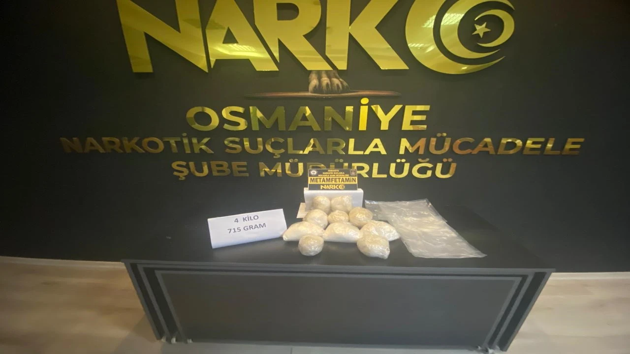 Osmaniyede otobüs bagajından uyuşturucu çıktı: 1 tutuklama